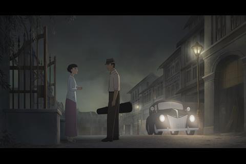 The Violinist_Parting